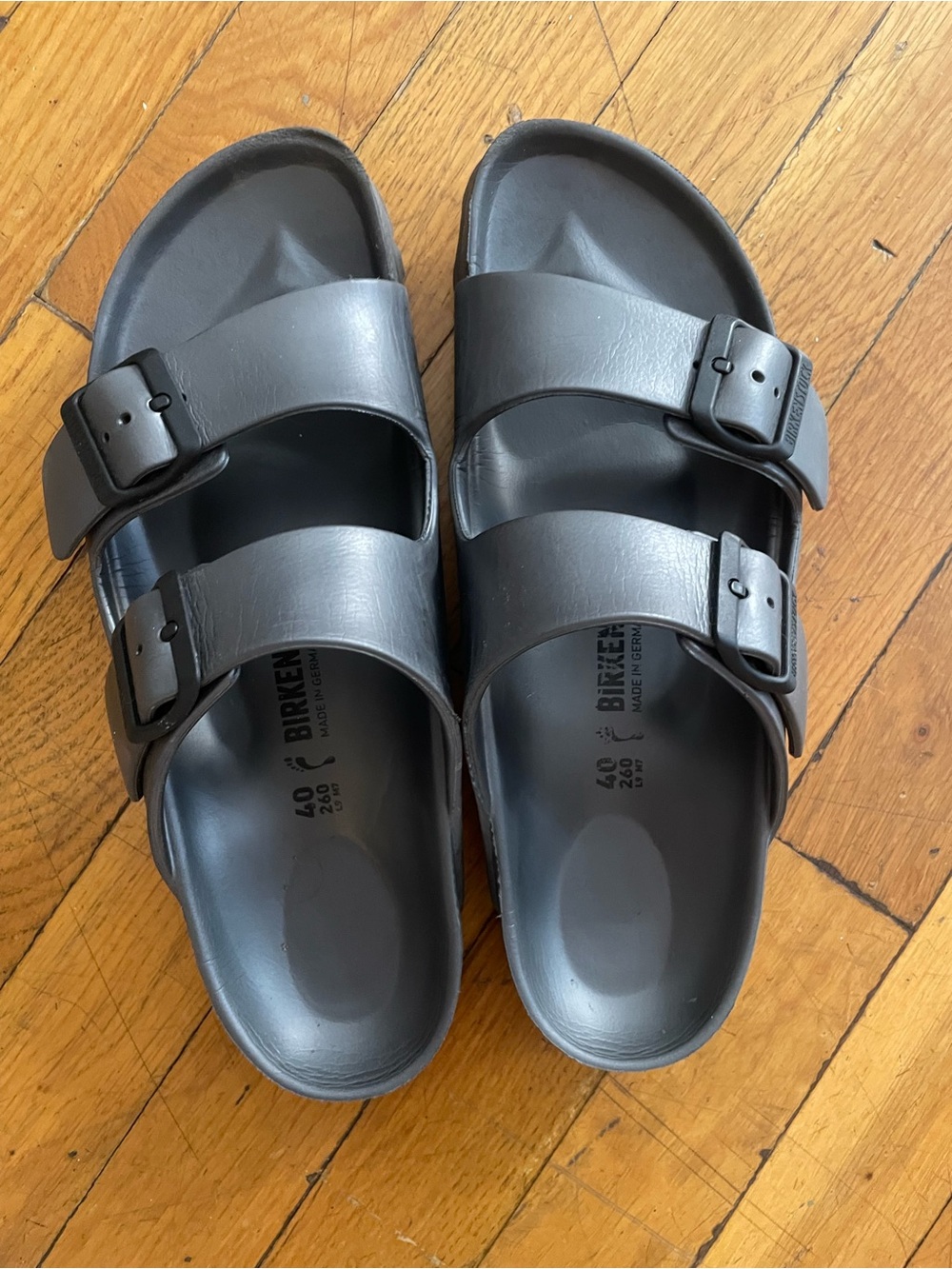Silver Birkenstock EVA size 40 - Picture 3 of 5